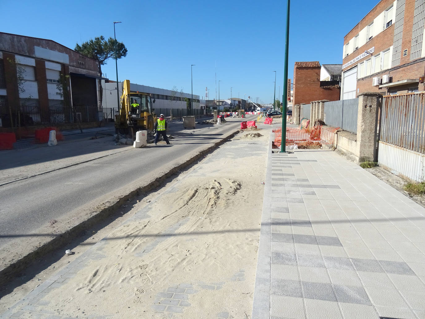 Las imágenes de las obras de la avenida de El Norte de Castilla