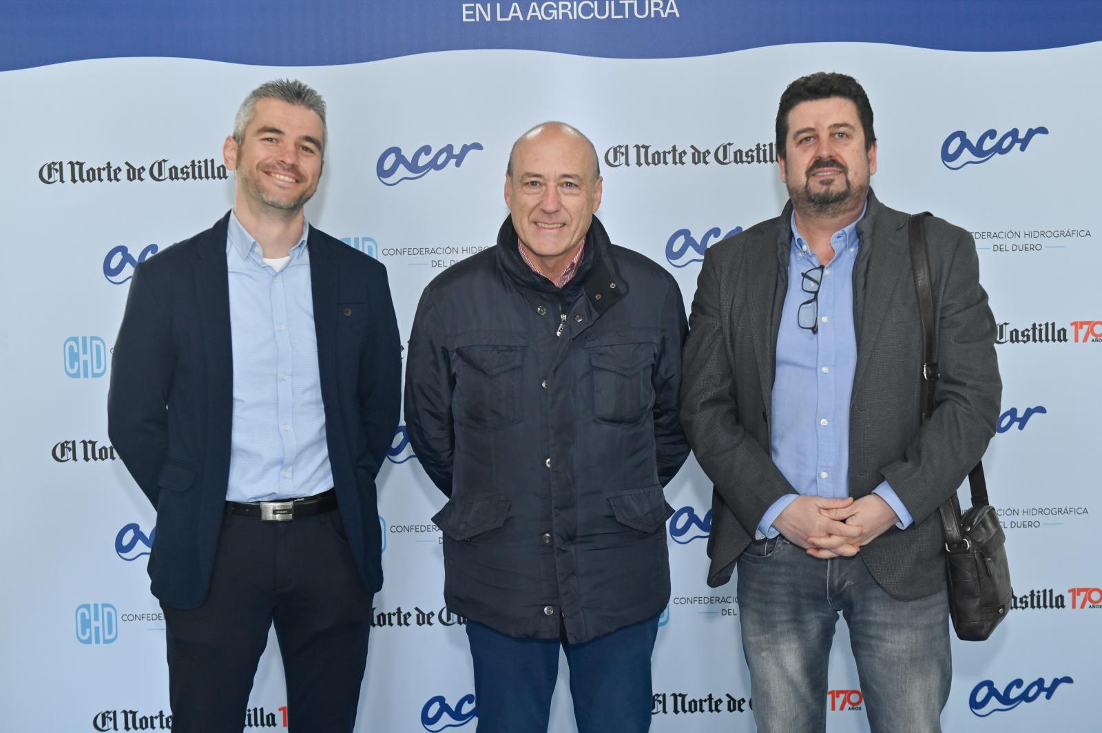 David de Juan, Pedro Borque y Carlos de Diego.