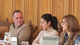 Los concejales de Vamos Palencia.