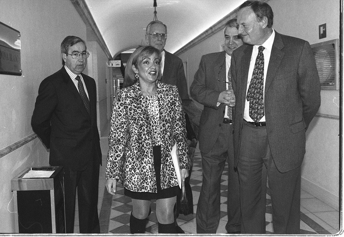 1998. En la inauguración de una jornada sobre el proyecto Euro.