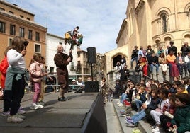 Títeres de Plansjet, el pasado año en Segovia.