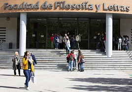 Imagen de archivo de la Facultad de Filosofía y Letras de Valladolid.