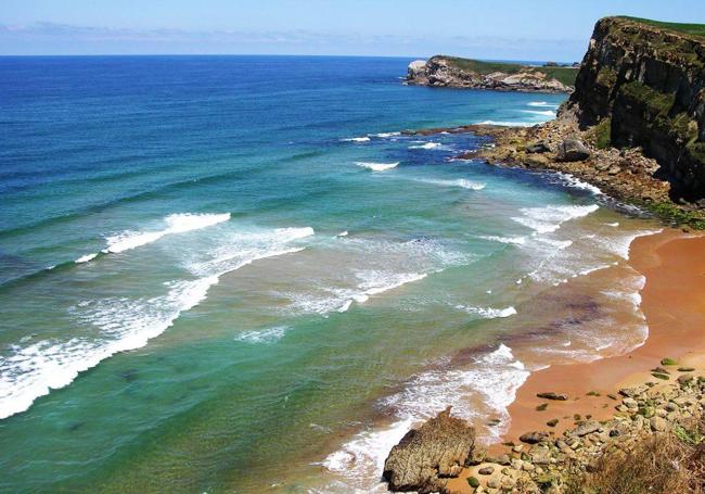 Playa en Suances.