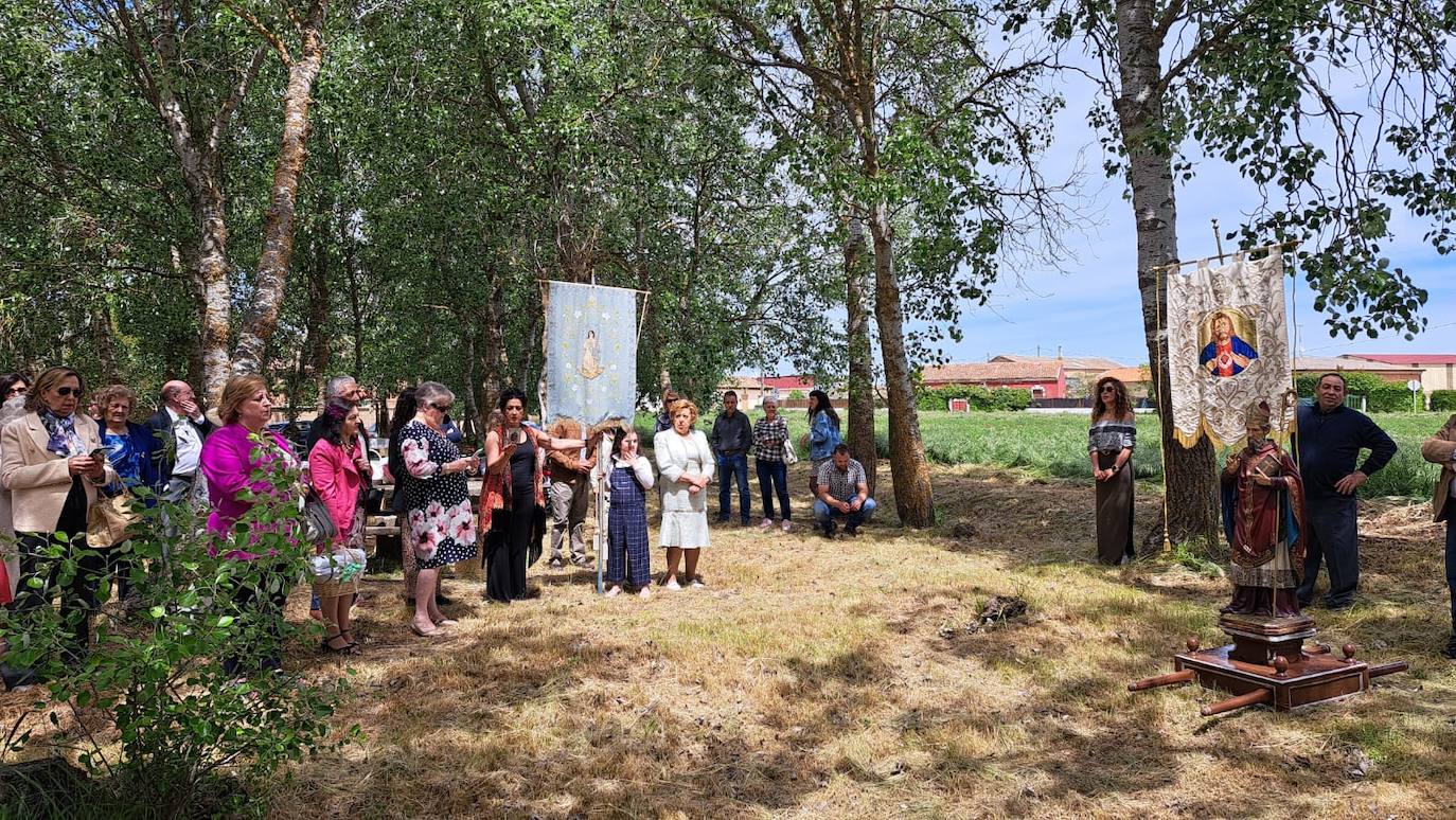 Los campos de Santa Eufemia reciben la bendición de su patrón