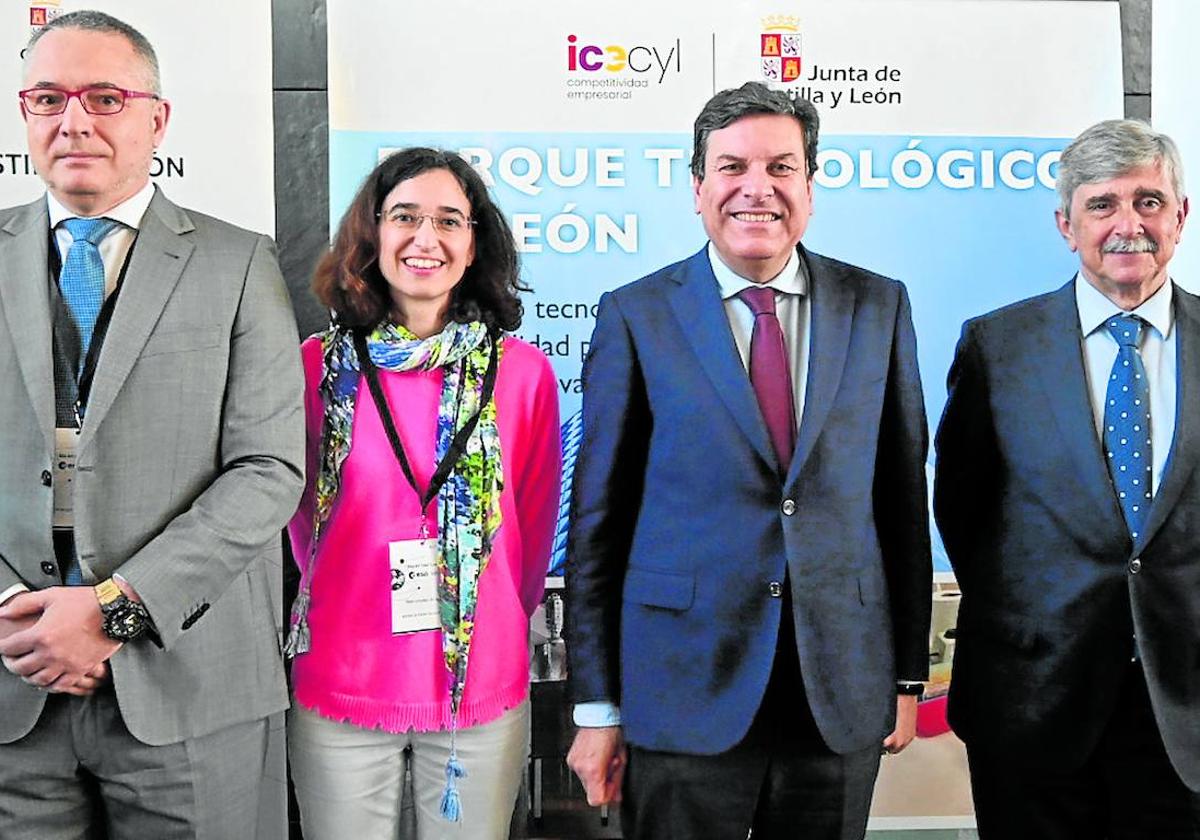 Juan Carlos Cortés, Nuria Hernández Alfageme, Carlos Fernández Carriedo y Juan Francisco García Marín.