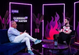 Víctor Sandoval en el programa 'Querido Hater'.