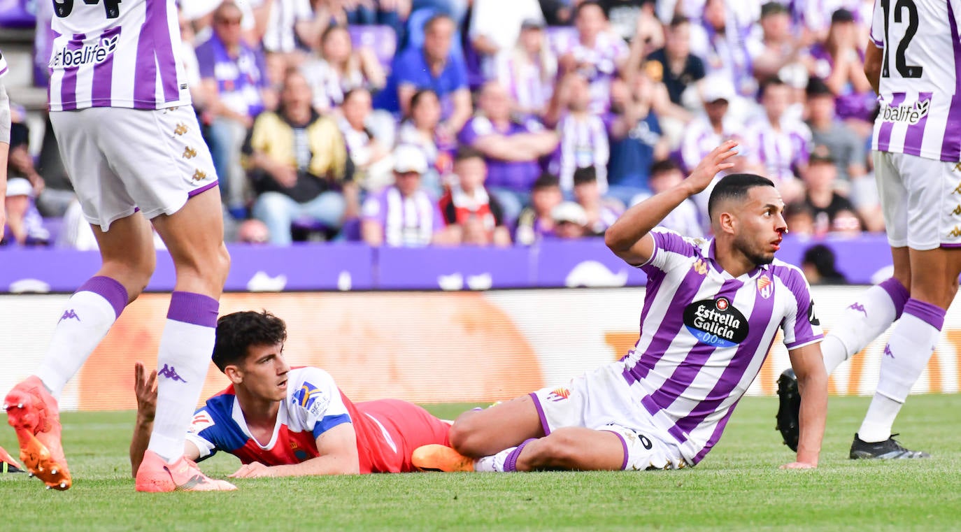 Las imágenes del partido entre el Real Valladolid y el Espanyol