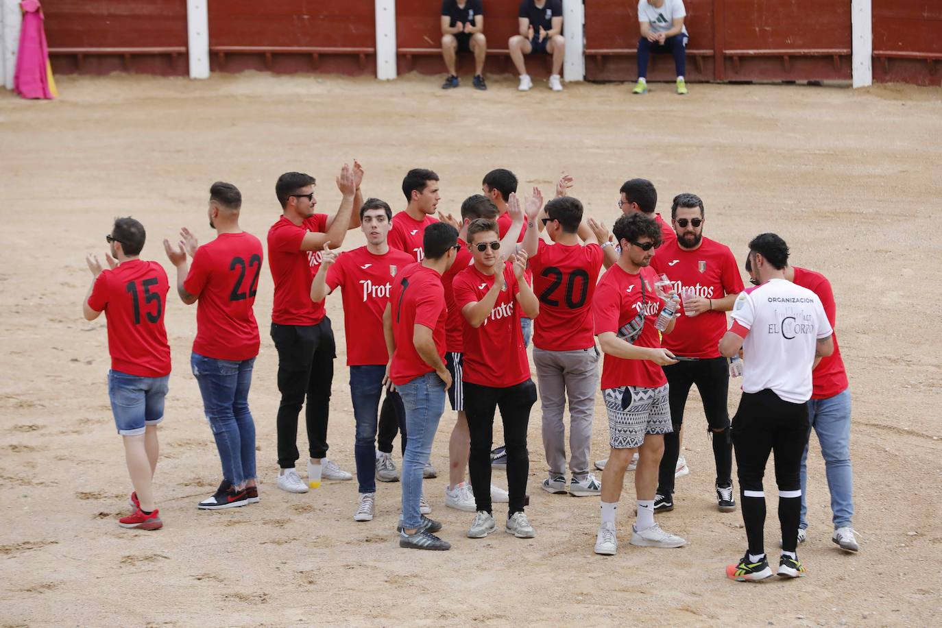 Las imágenes del encierro y la capea de Peñafiel