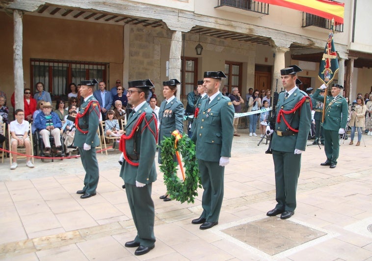 Ampudia se vuelca con las celebraciones de la Guardia Civil