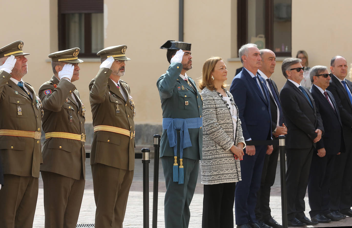 Fotografías del acto del 180 aniversario de la Guardia Civil