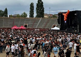 Vista general del Burladero Show Fest celebrado este sábado en la plaza de toros.