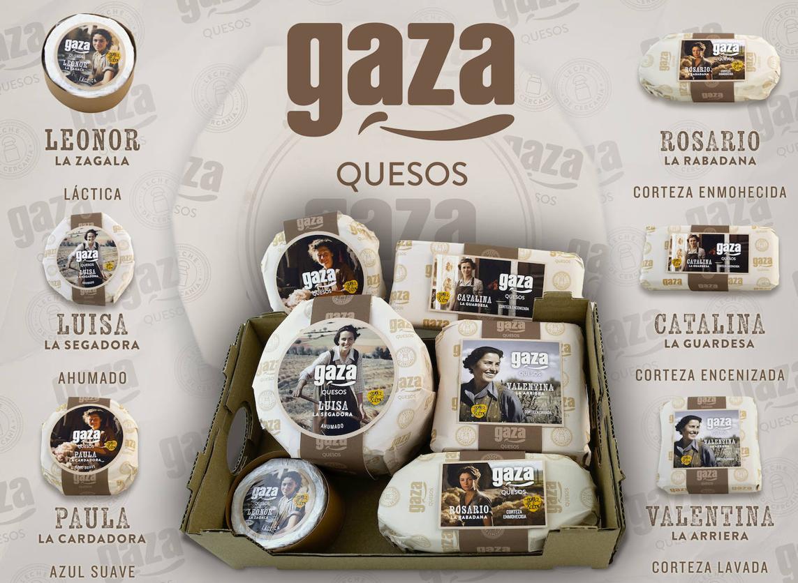 La nueva gama de quesos de Leche Gaza.