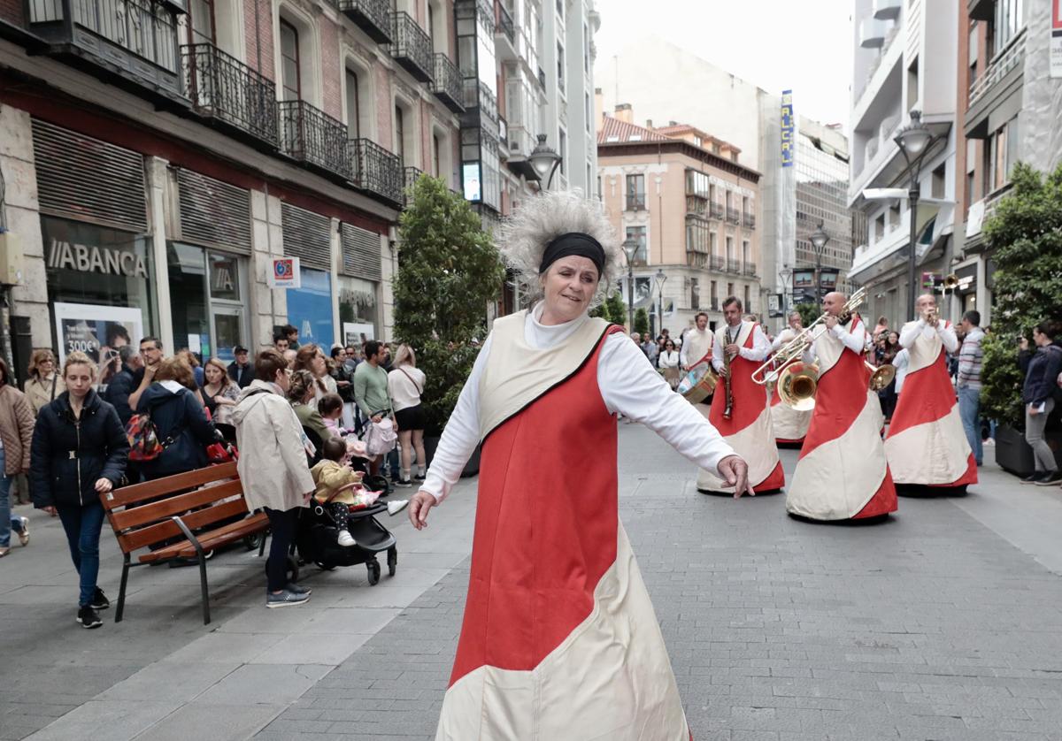 Una de las actuaciones del Festival de Teatro de Calle, el año pasado.