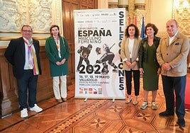 Presentación del Campeonato de España en el Ayuntamiento de Valladolid.