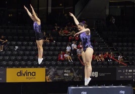 El Gimnasia Acrobática Valladolid brilla en el Campeonato de España de Trampolín