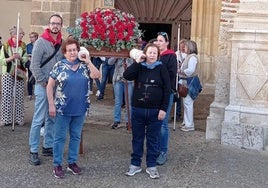 Comienzo de la procesión de la Virgen de Ronte.
