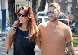 Sergio Ramos y Pilar Rubio, en una imagen de archivo.