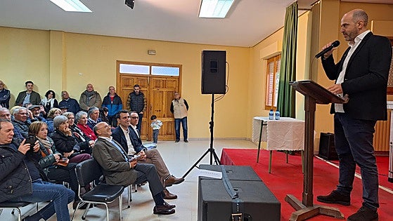 El catedrático David Escudero pregona las fiestas de Cuenca de Campos