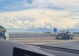 Vehículo de la Guardia Civil.