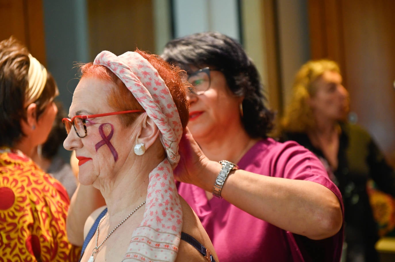 Imágenes del desfile de lencería para mujeres operadas de cáncer de mama