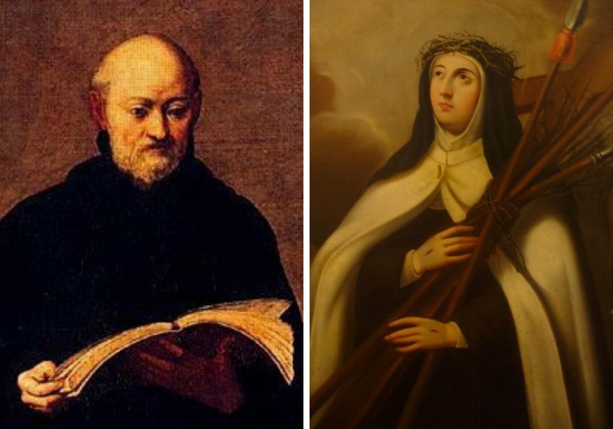 San Beda el Venerable y Santa María Magdalena de Pazzi.