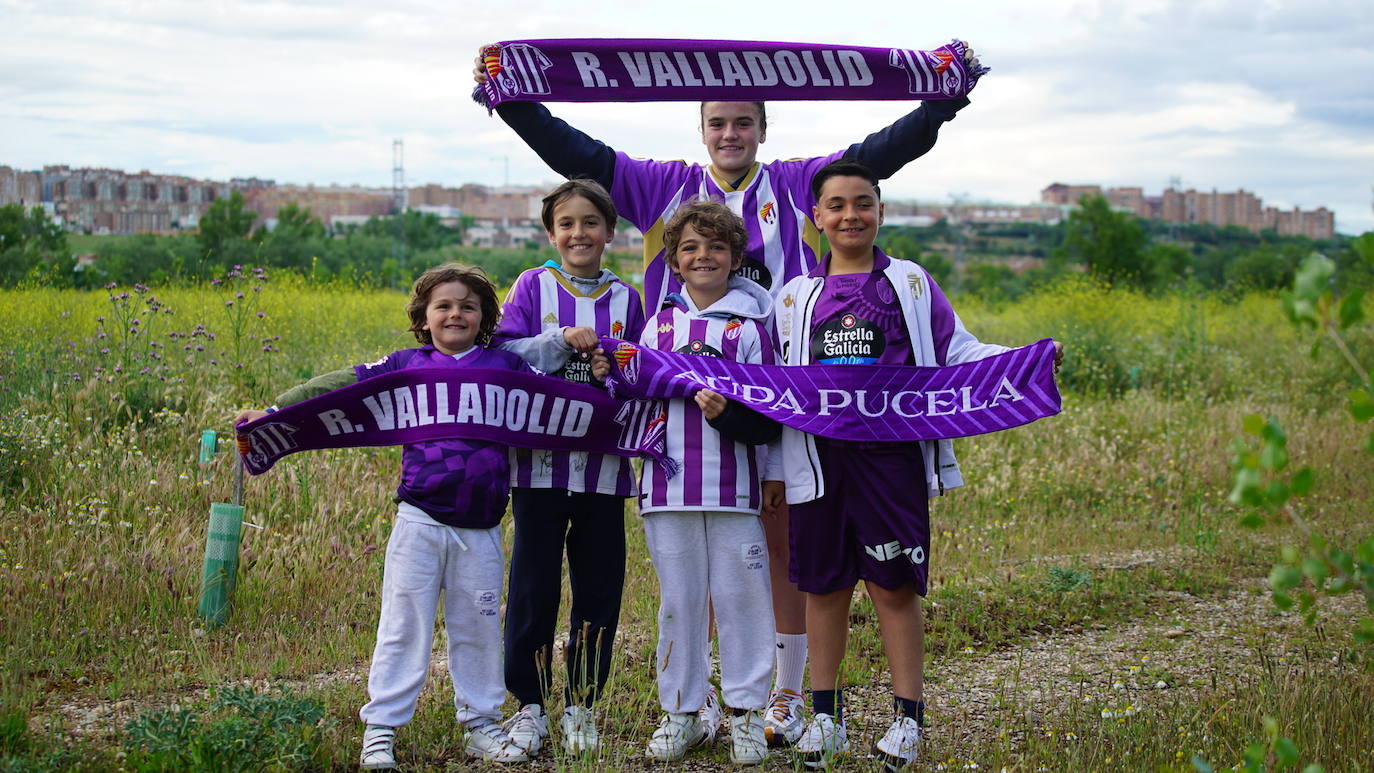 Gabriel Ucero, Mario Pedraza, Santiago Ucero, Julia Pedraza y Bruno Segura.