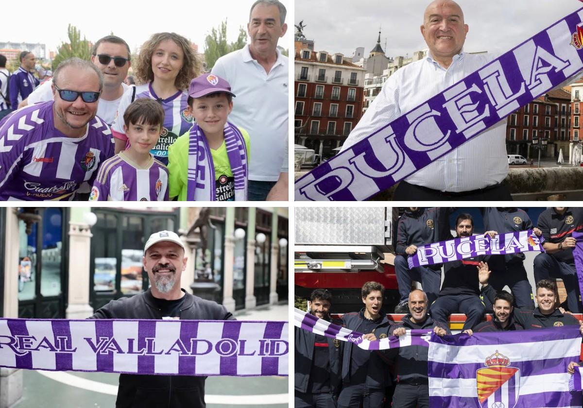 Colectivos, vecinos y personalidades apoyan al Real Valladolid.