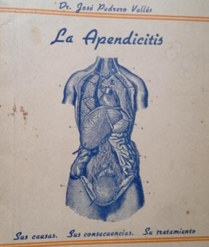 Imagen secundaria 2 - Arriba, asistentes al Primer Congreso Nacional de Medicina Homeopática de 1929; abajo, el presidente de la República, Niceto Alcalá Zamora, con miembros del Congreso de Medicina Homeopática de 1933, y portada del libro sobre la apendicitis, obra de José Pedrero. 