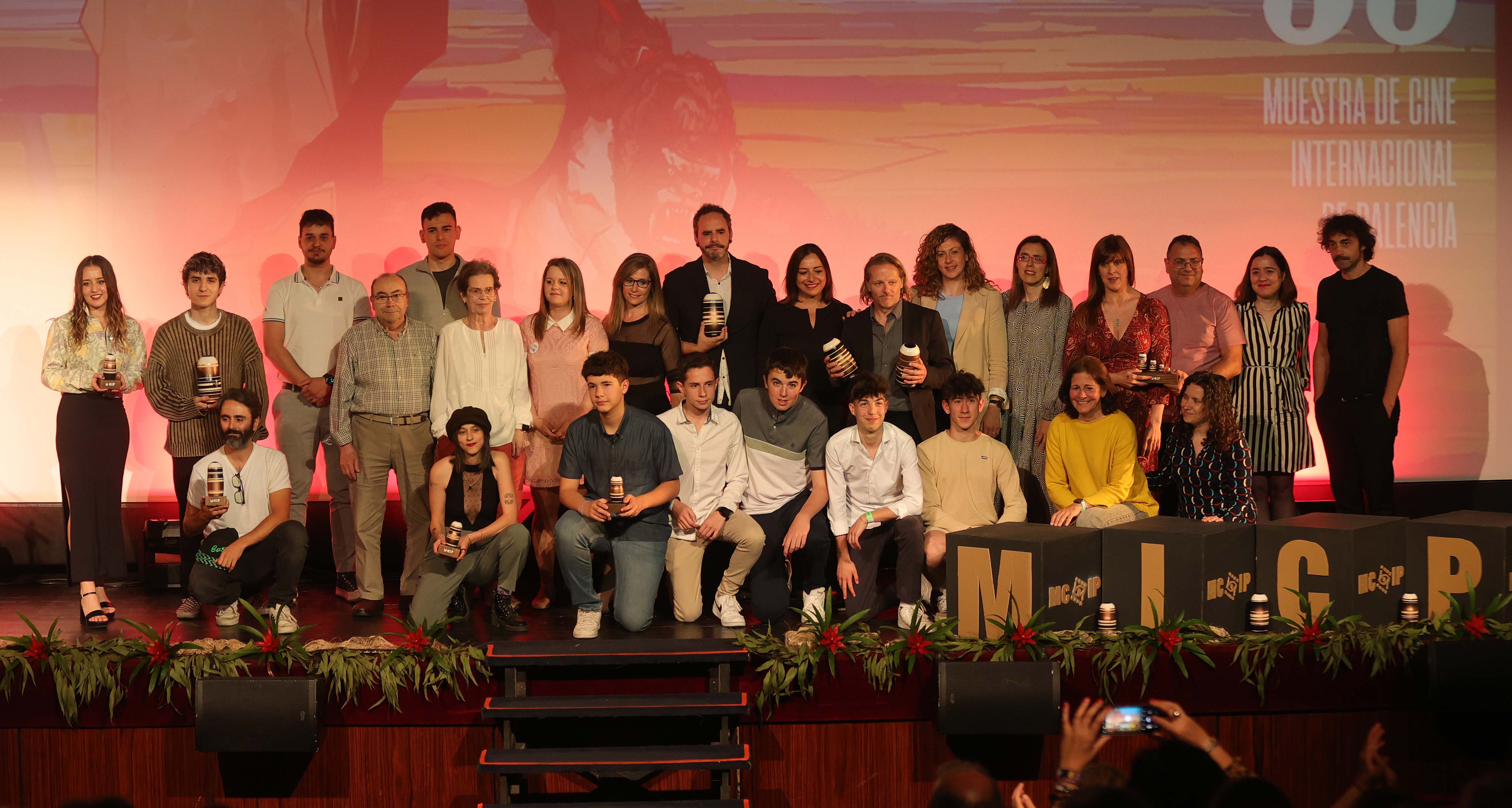Entrega de premios de la 33 Muestra de Cine de Palencia