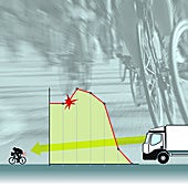 Así fue el accidente mortal de la ciclista Estela Domínguez