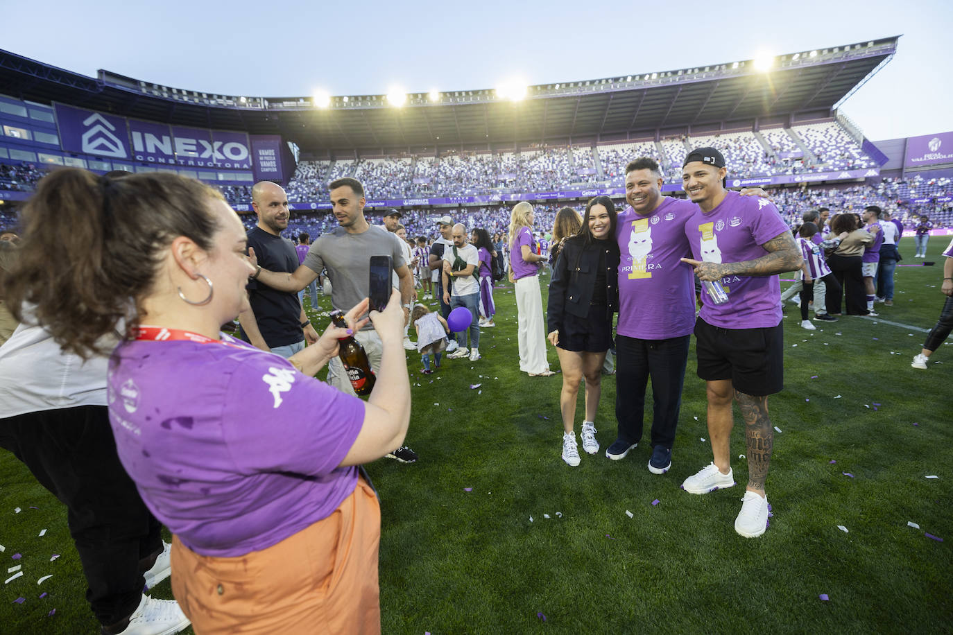 Fiesta sobre el césped de Zorrilla