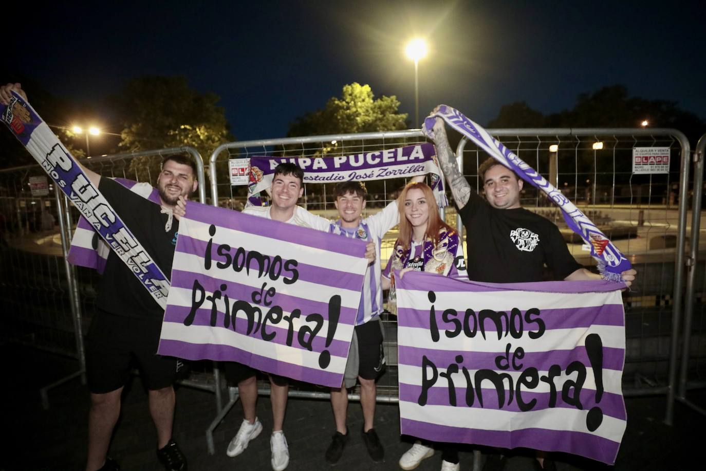 Fotos de la celebración del ascenso en la fuente de Zorrilla