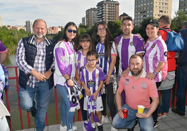 Agustín, Maberl, Alba, Leo, María, Soria, Sonia y Andrés.