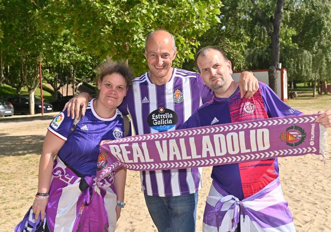 Laura, David y Raúl.