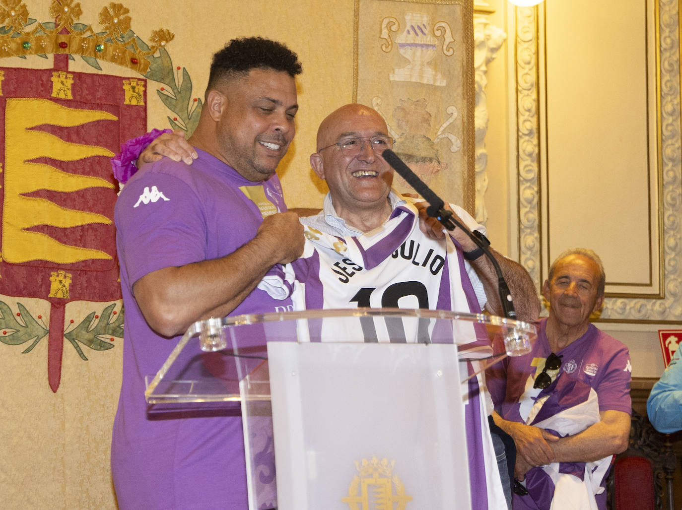 Las imágenes del Real Valladolid en el ayuntamiento