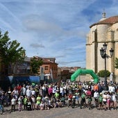 Más de 300 andarines en la marcha contra el cáncer de Cigales