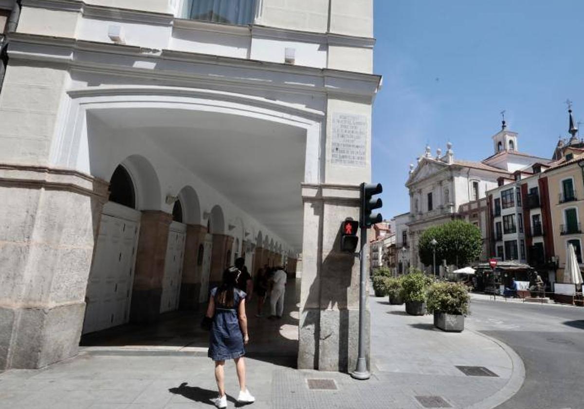 La calle de Leopoldo Cano en Valladolid.