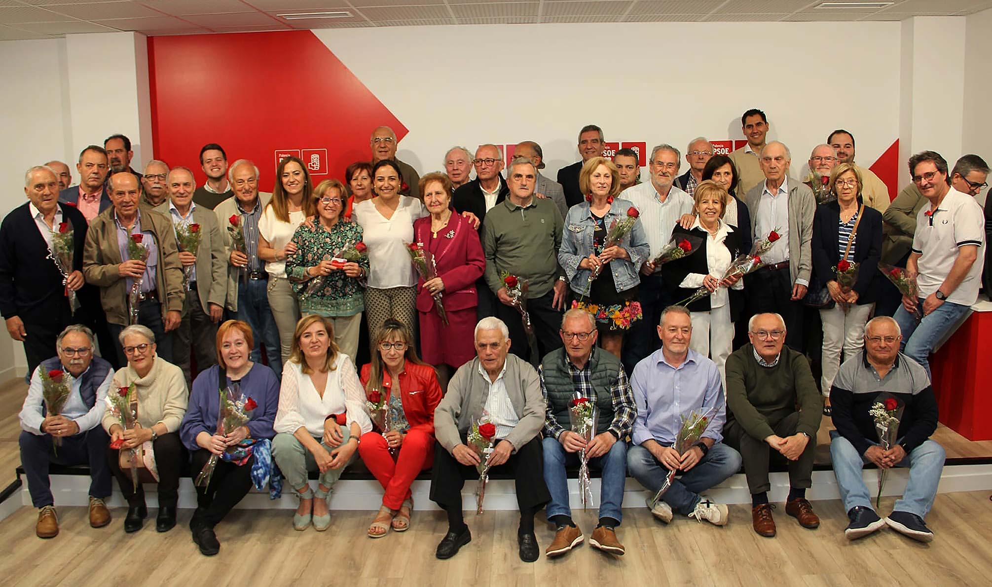 Homenaje del PSOE a sus militantes históricos