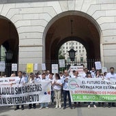 La Plataforma del Soterramiento se concentra frente al Ministerio de Transportes