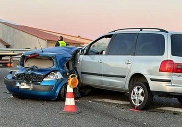 El fallecido en Villamuriel chocó con una bionda y al bajar fue arrollado