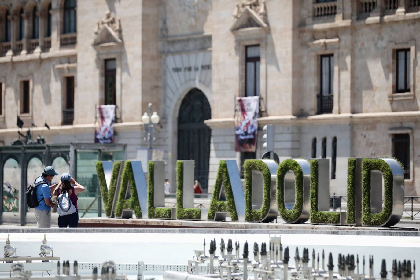 Buenas temperaturas y ambiente primaveral en Valladolid