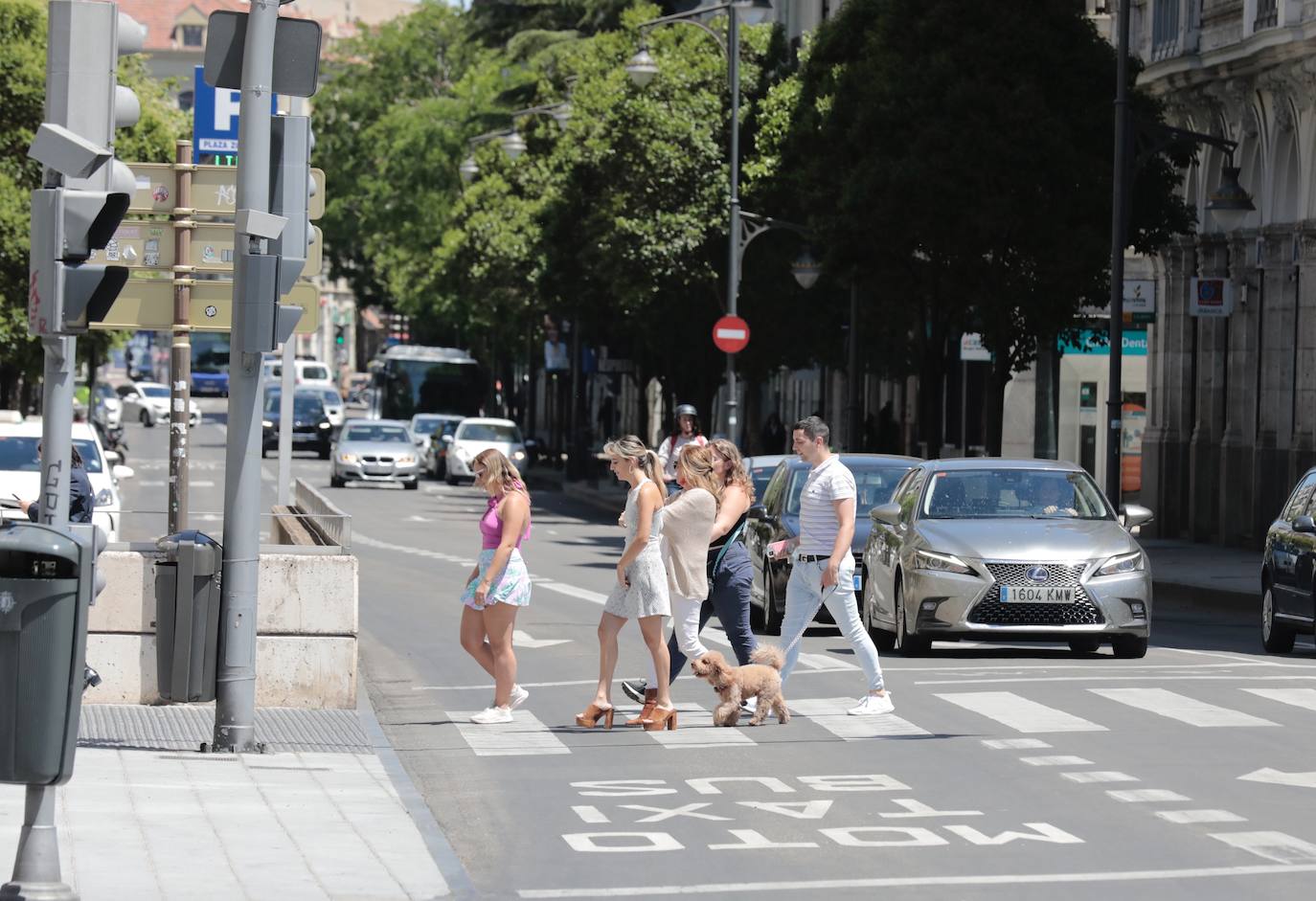 Buenas temperaturas y ambiente primaveral en Valladolid