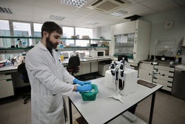 Laboratorio del IOBA, instituto de la Universidad de Valladolid que determinó la contaminación de algunos lotes del Ala Octa.