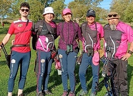 Integrantes del Arco Club Valladolid.