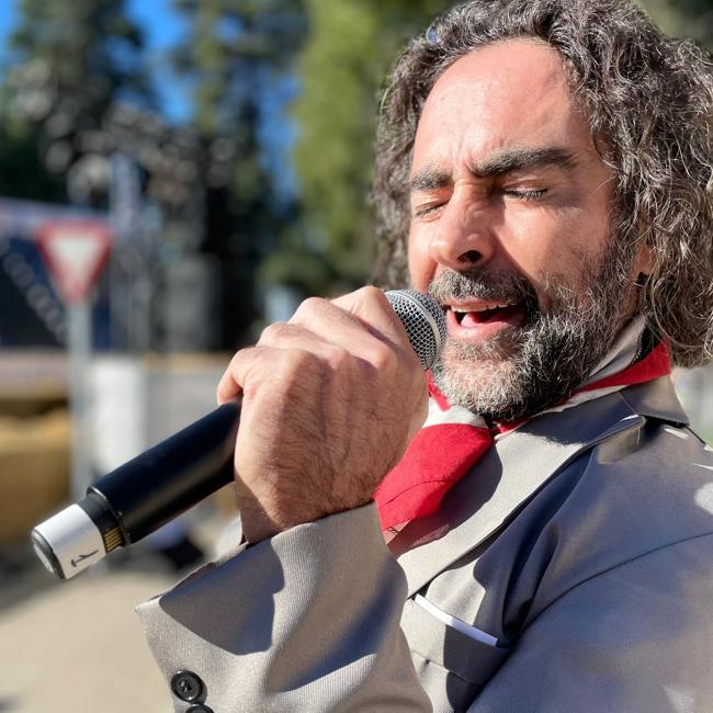 Concierto de Los Desgraciaus en el parque del Oeste de Madrid, en octubre de 2022.