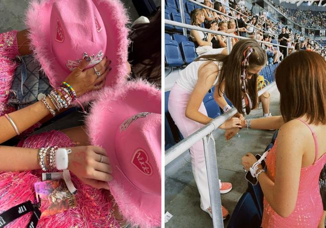 Pulseras de la amistad entre los fans de Taylor Swift