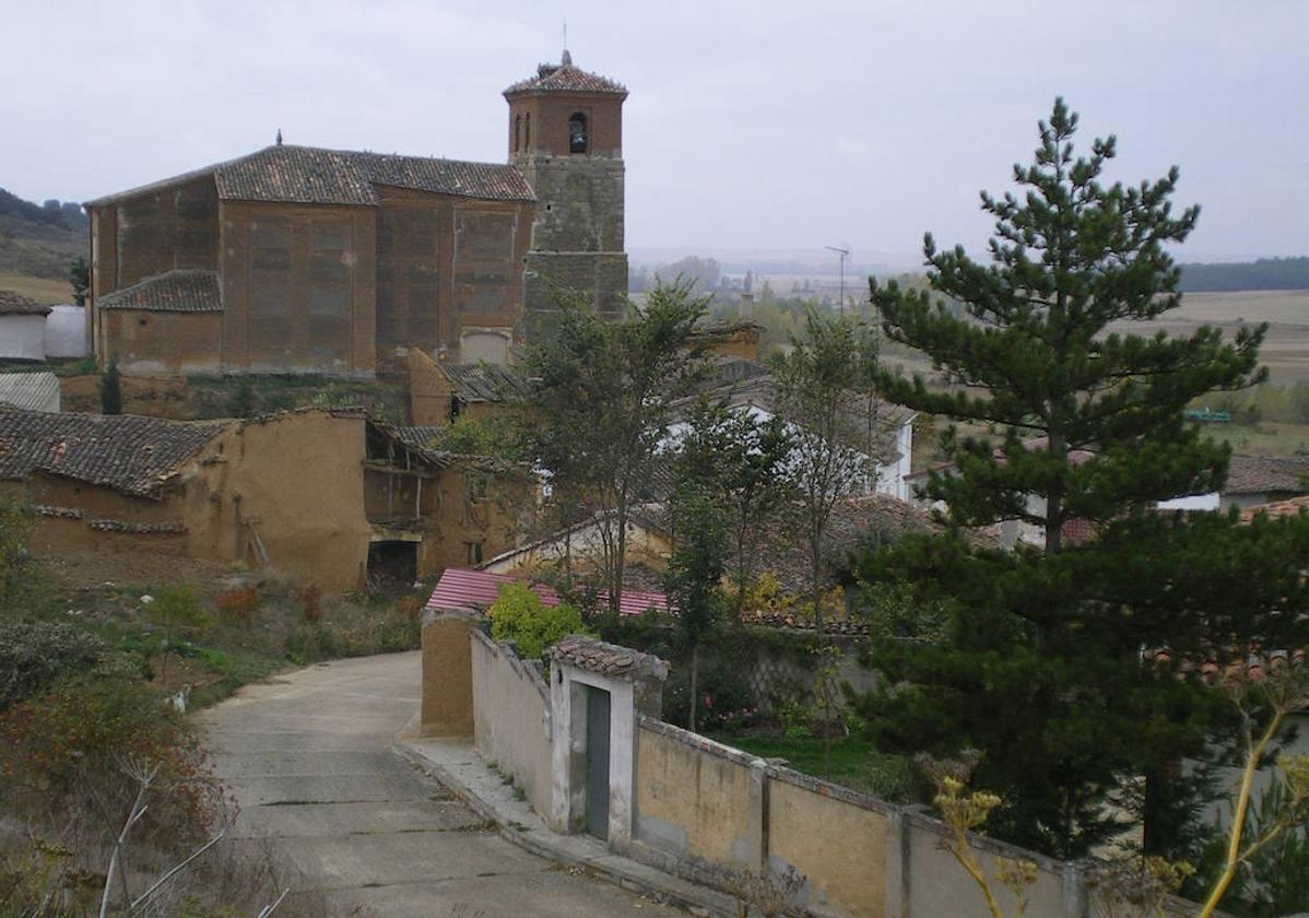 Pedanía de Santa Cruz del Monte, en la comarca del Boedo-Ojeda.