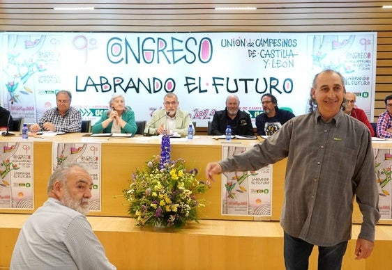 Jesús Manuel González Palacín durante la celebración del congreso.