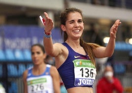 La atleta palentina Marta García.