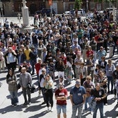 Tudela arropa a los trabajadores de Nanta: «No queremos quedarnos en la calle»